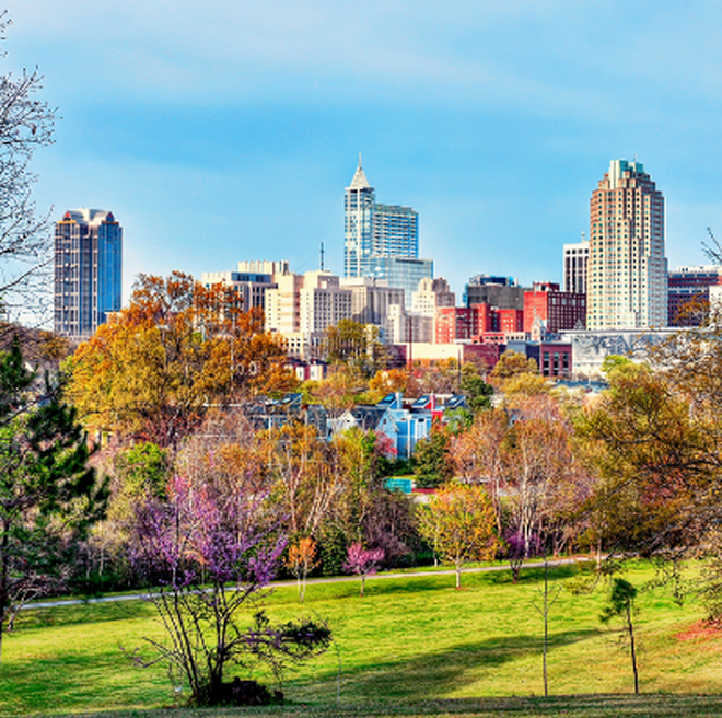 Raleigh, NC skyline